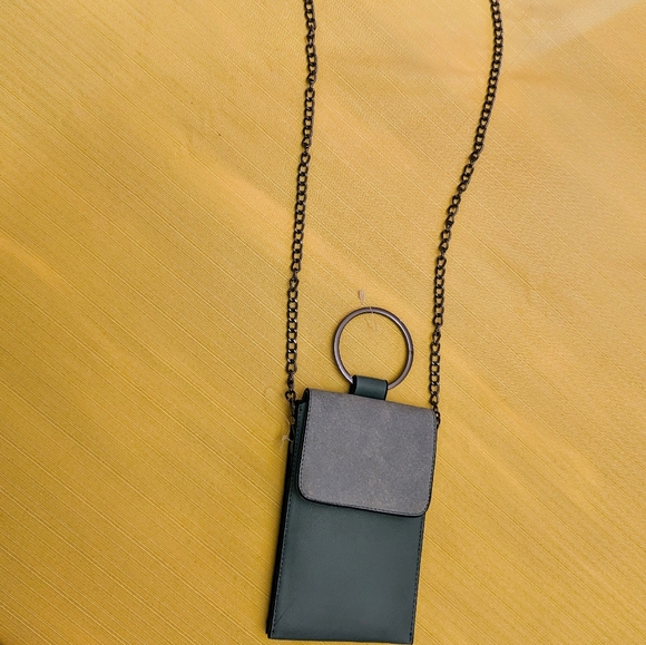 Mellow World Cell Phone Purse. Blue Green. - Picture 2 of 5